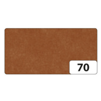 Hedvábný papír 50 × 70 cm, 20 g, 26 listů - barva hnědá
