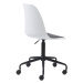 Furniria Designová kancelářská židle Jeffery bílá