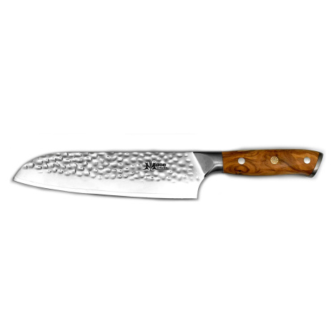 MaceMaker OLIVIERO SANTOKU SanMai Damaškový Kuchyňský nůž