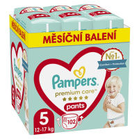 PAMPERS Premium Care vel. 5 plenkové kalhotky 12-17 kg 102 ks