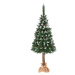 Vánoční stromeček na kmínku se šiškami a ozdobami 220 cm