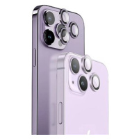 Blueo Sapphire Crystal Stainless Steel Camera Lens Protector Grey iPhone 15 Pro Max