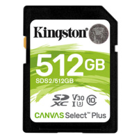 Kingston Canvas Select Plus U3 V30 512GB SDXC