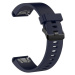 FIXED Silicone Strap řemínek pro Garmin QuickFit (20mm) modrý