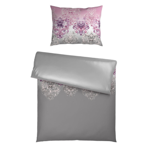 Esposa OBOUSTRANNÉ POVLEČENÍ, satén, šedá cm