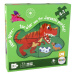 Puzzle Svět dinosaurů 4v1 73 dílků