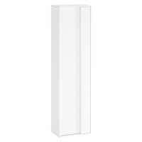 Koupelnová skříňka vysoká Ravak Step 43x160x29 cm Bílá/bílá lesk X000001430