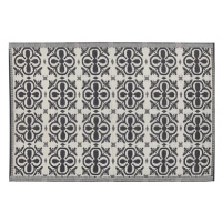 Venkovní koberec 120x180 cm černý a bílý NELLUR, 250863