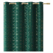 Dekorační vzorovaný závěs s kroužky DIAMANTOS zelená 140x250 cm (cena za 1 kus) MyBestHome