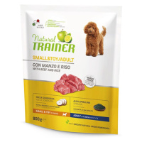 Natural Trainer Small/toy hovězí a rýže granule 800 g