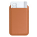 Satechi Vegan-Leather Magnetic Wallet Stand (iPhone 12/13/14/15 all models) - oranžová