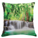 Polštář WATERFALLS MyBestHome 40x40cm fototisk 3D motiv vodopádů Varianta: Povlak na polštář, 40