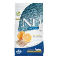 N&d Ocean Cat Neutered Adult Herring & Orange 1,5kg