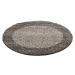 Ayyildiz koberce Kusový koberec Life Shaggy 1503 taupe kruh  - 120x120 (průměr) kruh cm