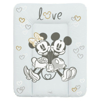 CEBA Podložka přebalovací měkká na komodu (50x70) Disney Minnie & Mickey Grey