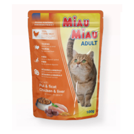 Miau Miau Kapsa Adult Salmon - 7x100g