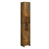 Shumee Koupelnová skříňka - kouřový dub, 30 × 30 × 183,5 cm, kompozitní dřevo
