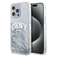 DKNY Liquid Glitter Arch Logo kryt iPhone 15 Pro Max čirý