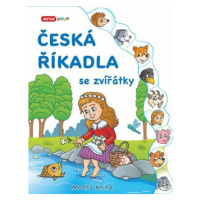 Česká říkadla se zvířátky Modrá kniha