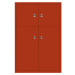 BISLEY LateralFile™ Lodge, se 4 uzamykatelnými boxy, výška 2 x 375 mm, 2 x 755 mm, sevillská