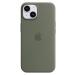 Apple silikonový kryt s MagSafe na iPhone 14 olivový Olivově zelená