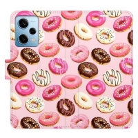 iSaprio flip pouzdro Donuts Pattern 03 pro Xiaomi Redmi Note 12 Pro 5G / Poco X5 Pro 5G