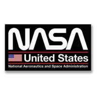 Hybris Production AB Samolepka NASA United States 12 cm