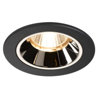 SLV BIG WHITE NUMINOS DL S vnitřní LED zápustné stropní svítidlo černá/chrom 2700 K 40° včetně l