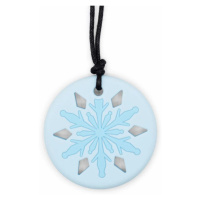 Jellystone Designs Uklidňující přívěsek Sněhová vločka, světle modrá