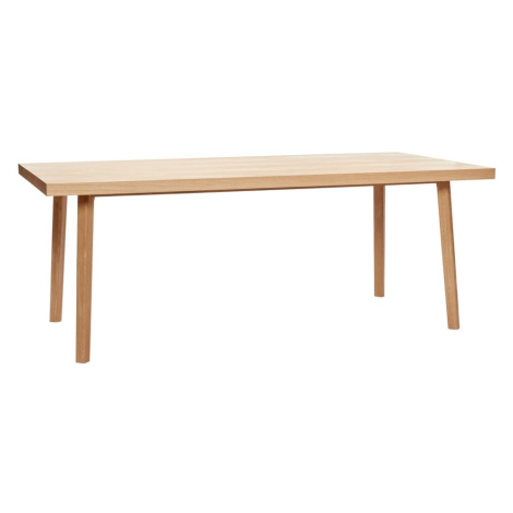 Jídelní stůl z dubového dřeva v přírodní barvě 100x200 cm Herringbone – Hübsch