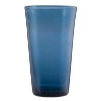 Sklenice na drink skleněná MEMENTO tm.modrá 13,8cm