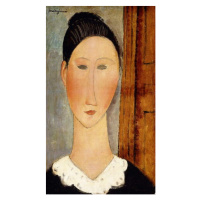 Obrazová reprodukce Head of Girl; Testa di Ragazza, Modigliani, Amedeo, 22.2 × 40 cm