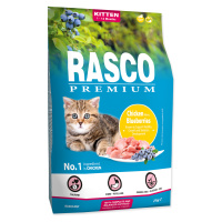 Rasco Premium Kitten Kuřecí s borůvkou granule 2 kg