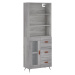 vidaXL Skříň highboard šedá sonoma 69,5 x 34 x 180 cm kompozitní dřevo