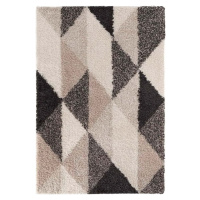 Černo-béžový koberec 60x110 cm Prism – douceur d'intérieur