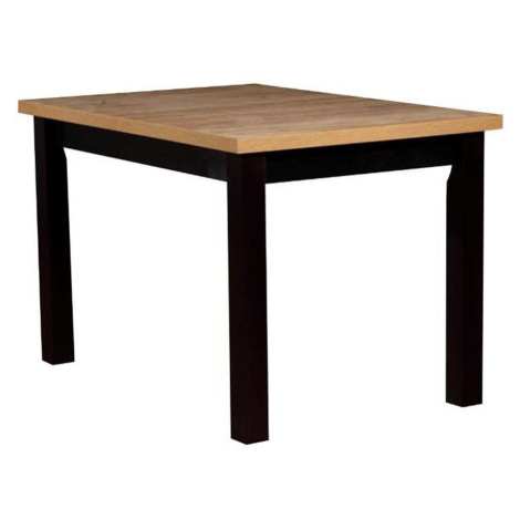 Stůl St45 140x80 dub wotan/černá L BAUMAX