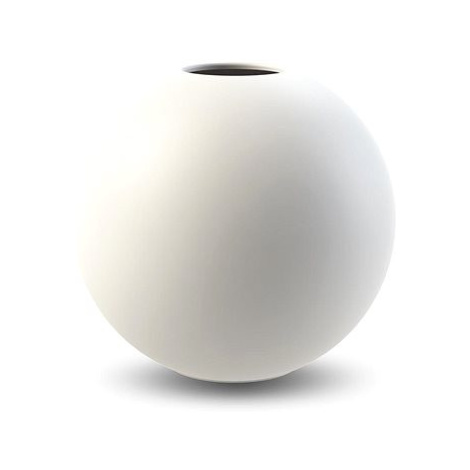 Cooee Design, Kulatá váza Ball White, 30 cm, bílá