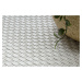 Dywany Łuszczów Kusový koberec Timo 6272 White kruh – na ven i na doma - 120x120 (průměr) kruh c