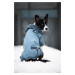 Vsepropejska Wolker zimní kombinéza pro psa Barva: Modrá, Délka zad (cm): 23, Obvod hrudníku: 30