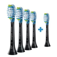 Philips Sonicare Premium Plaque Defence HX9045/33 náhradní hlavice 4+1 ks black