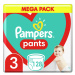 Pampers Pants vel. 3 Mega Pack 6-11 kg plenkové kalhotky 128 ks