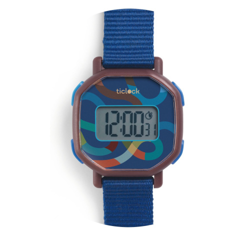 Dětské digitální hodinky - Modrý had DJECO