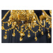 LuxD 28429 Designový lustr Sabella 75 cm zlatý závěsné svítidlo