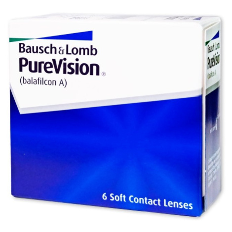 Bausch & Lomb PureVision měsíční kontaktní čočky -3,00 6 čoček