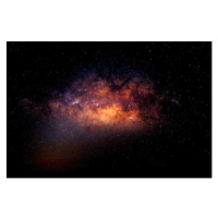 Fotografie Center Milky way galaxy with stars, AvigatorPhotographer, 40x26.7 cm