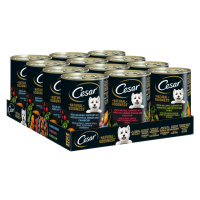 Cesar Natural Goodness, 24 x 400 g - 20 + 4 zdarma - multibalení 3 variace (24 x 400 g)