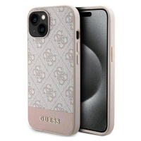 Pouzdro Guess 4G Stripe Collection Pro Iphone 15 14 13 Růžové