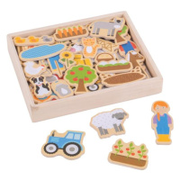 Bigjigs Toys Magnetky farma