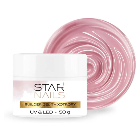 Starnails UV/LED Builder Gel Thixotropy, 50 g 004 Nude Pink, tělově růžový stavební tixo gel