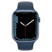 Apple Watch Series 7 Cellular, 45mm, Blue, Sport Band - MKJT3HC/A